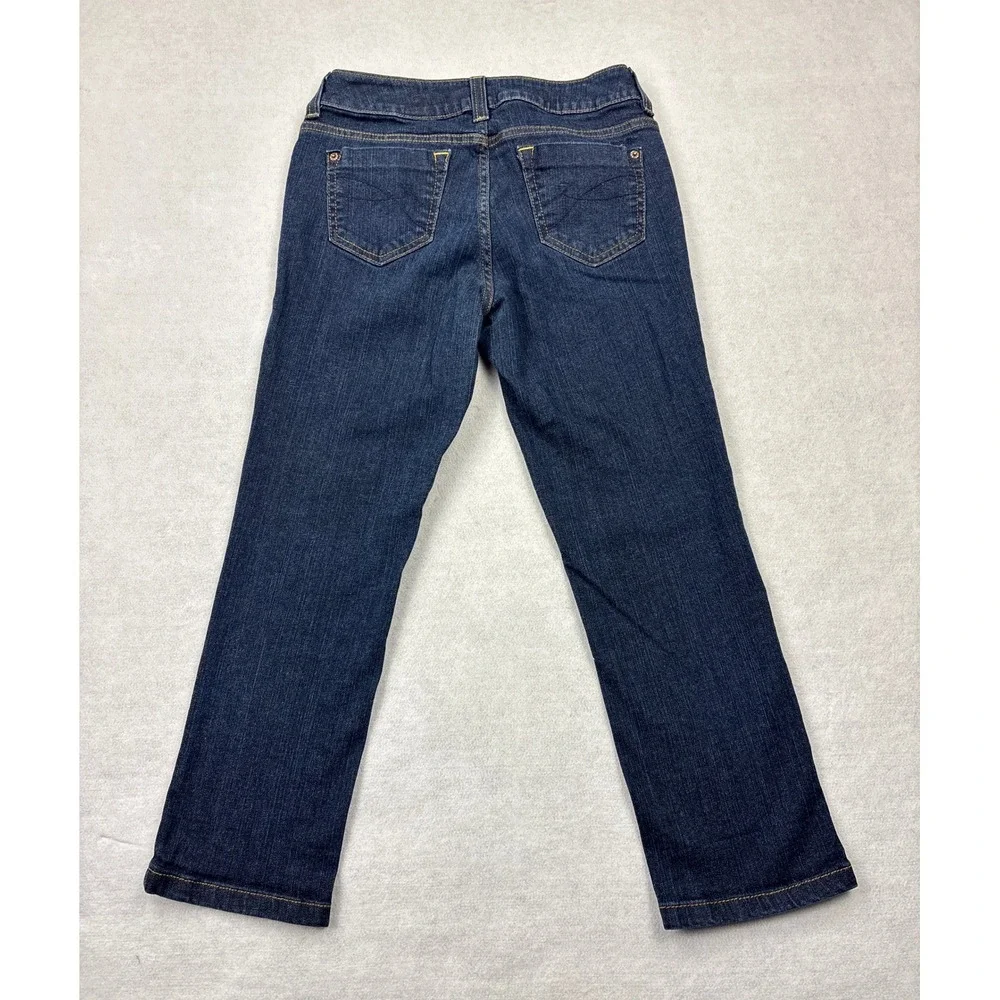 DKNY Soho Jeans Womens 6P Dark Wash Stretch Denim Blue Classic 5 Pocket‎